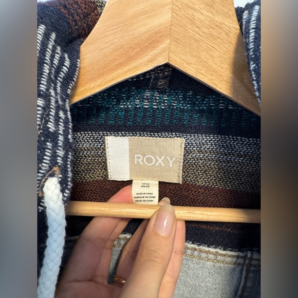 Roxy Rooney Hooded Denim Jacket - Picture 6 of 6